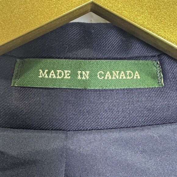 Vintage Lauren Ralph Lauren Single Breasted Blazer 44XL Wool Crest Gold Button - Picture 12 of 12